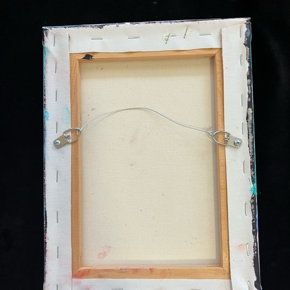 Sun Rise “An Original  Oil  Painting Abstract  Style 9”x13” Handmade - Picture 9 of 12